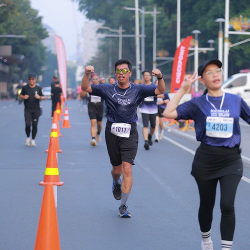 Race photo from KEMLU RUN 2026