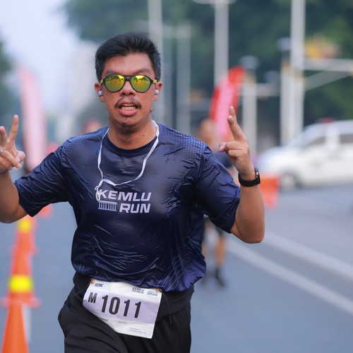 Race photo from KEMLU RUN 2026