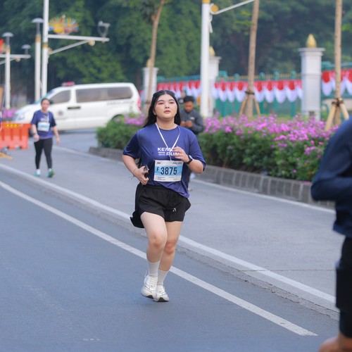 Race photo from KEMLU RUN 2026