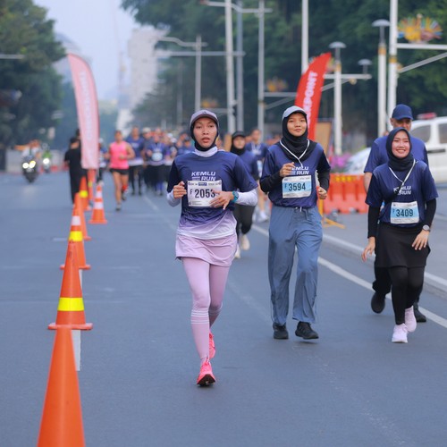 Race photo from KEMLU RUN 2026