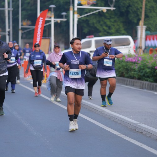 Race photo from KEMLU RUN 2026
