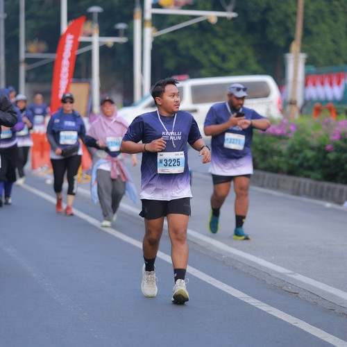 Race photo from KEMLU RUN 2026