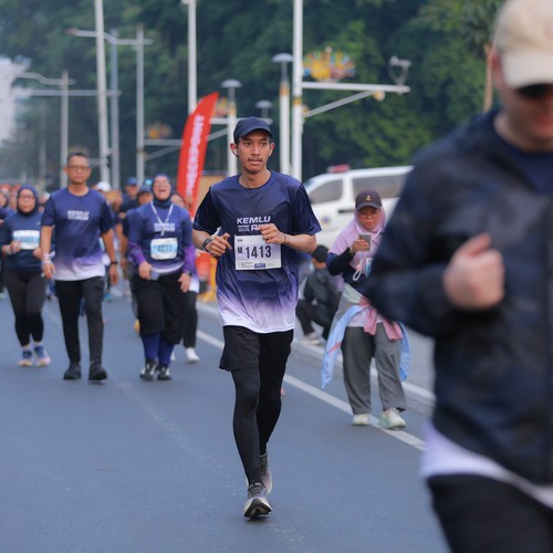 Race photo from KEMLU RUN 2026