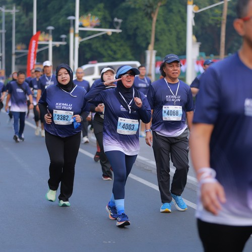 Race photo from KEMLU RUN 2026