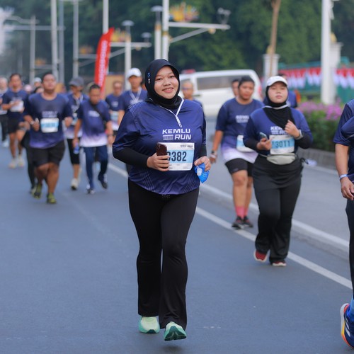 Race photo from KEMLU RUN 2026