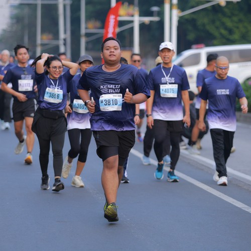 Race photo from KEMLU RUN 2026