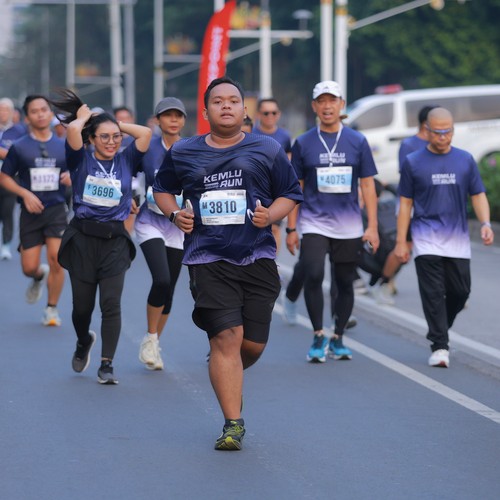 Race photo from KEMLU RUN 2026