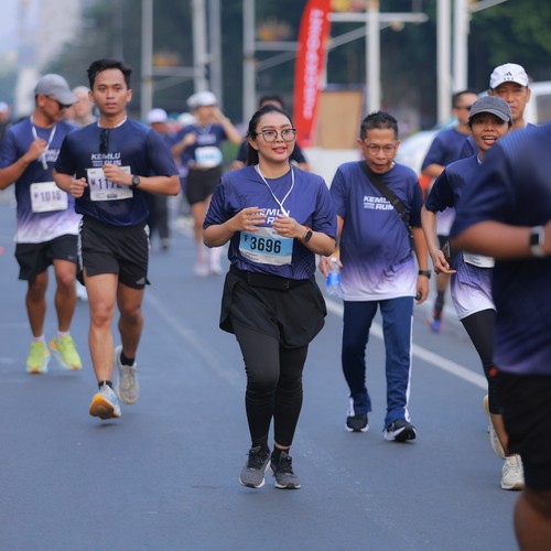 Race photo from KEMLU RUN 2026