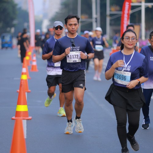 Race photo from KEMLU RUN 2026