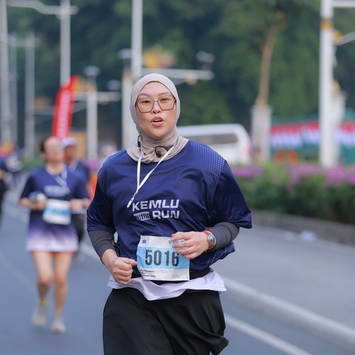 Race photo from KEMLU RUN 2026
