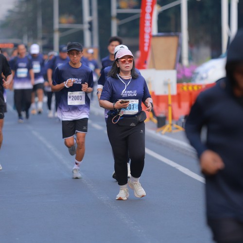 Race photo from KEMLU RUN 2026