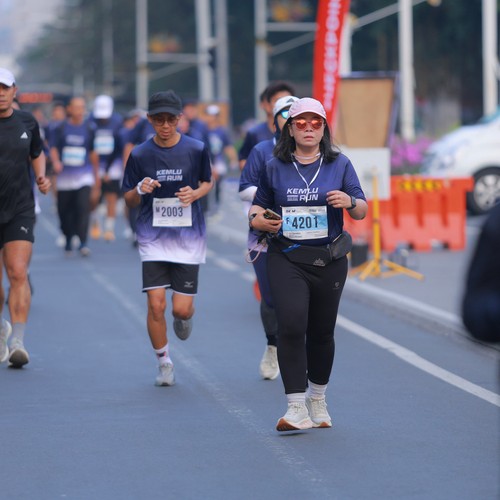 Race photo from KEMLU RUN 2026