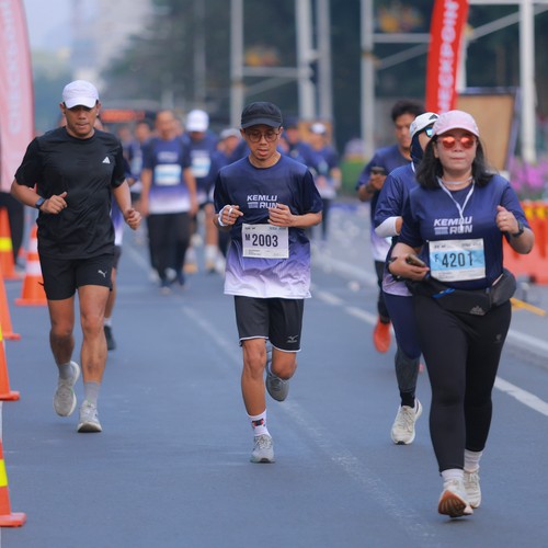 Race photo from KEMLU RUN 2026