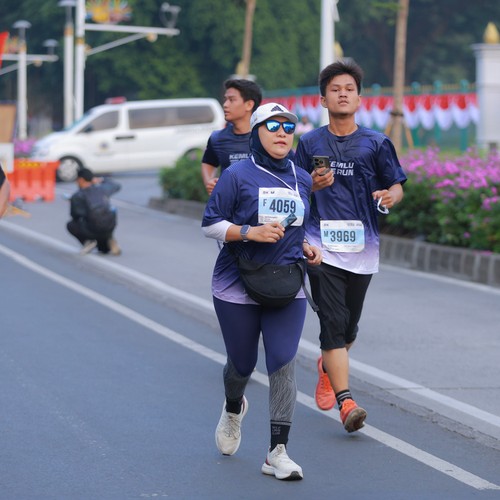 Race photo from KEMLU RUN 2026