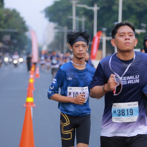 Race photo from KEMLU RUN 2026