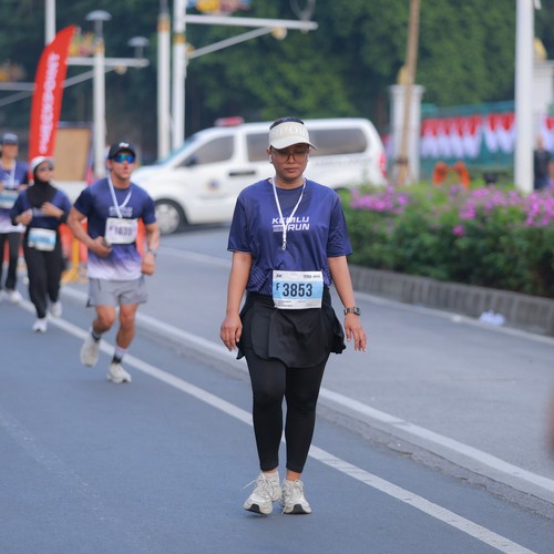 Race photo from KEMLU RUN 2026