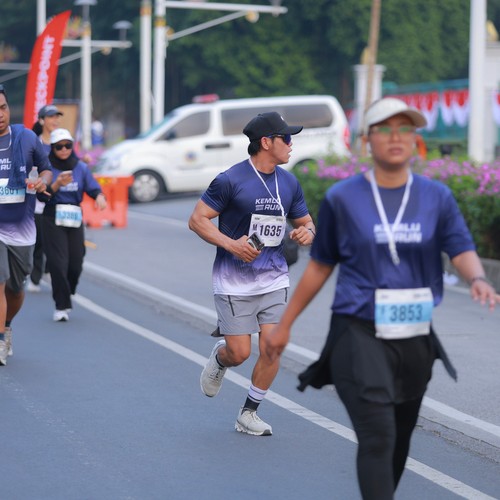 Race photo from KEMLU RUN 2026