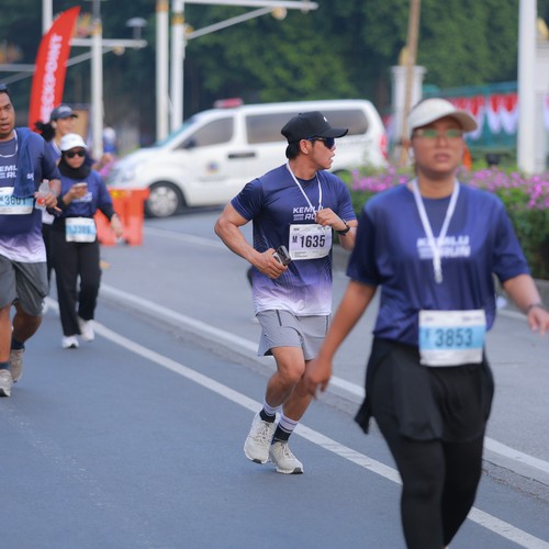 Race photo from KEMLU RUN 2026