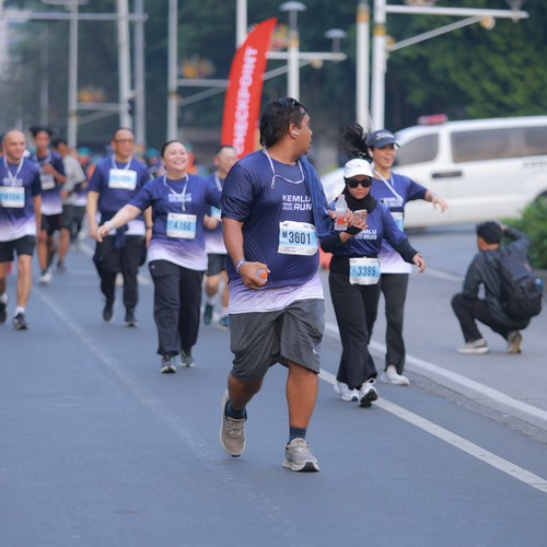 Race photo from KEMLU RUN 2026