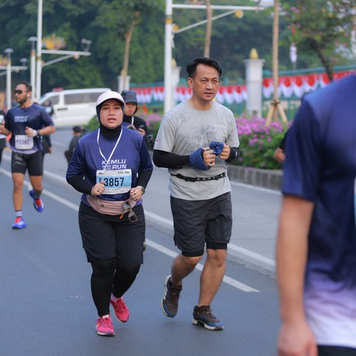 Race photo from KEMLU RUN 2026