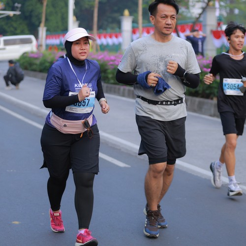 Race photo from KEMLU RUN 2026