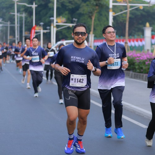 Race photo from KEMLU RUN 2026