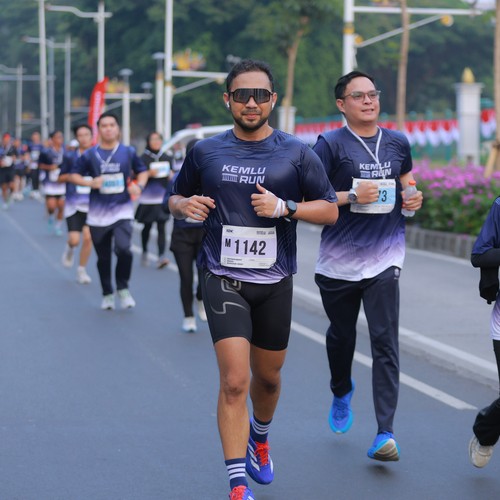 Race photo from KEMLU RUN 2026