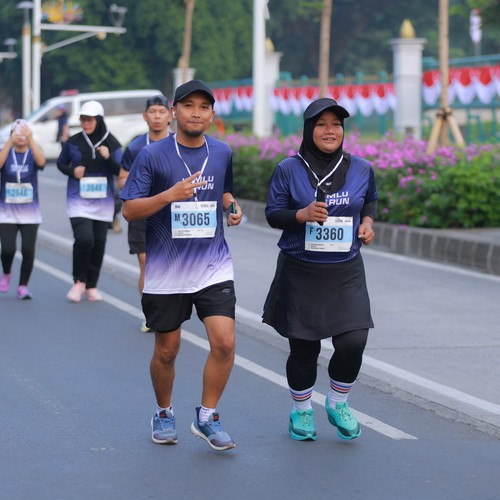 Race photo from KEMLU RUN 2026