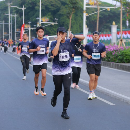 Race photo from KEMLU RUN 2026