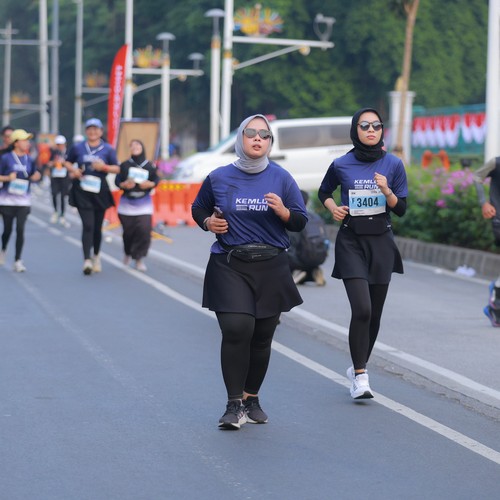 Race photo from KEMLU RUN 2026
