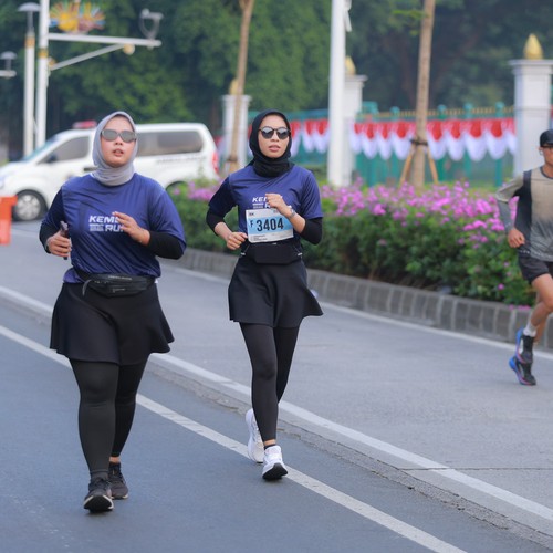 Race photo from KEMLU RUN 2026