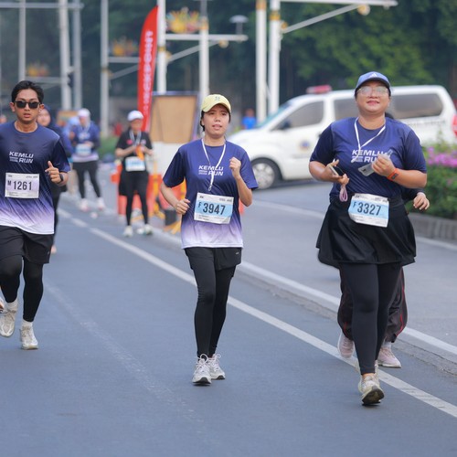 Race photo from KEMLU RUN 2026