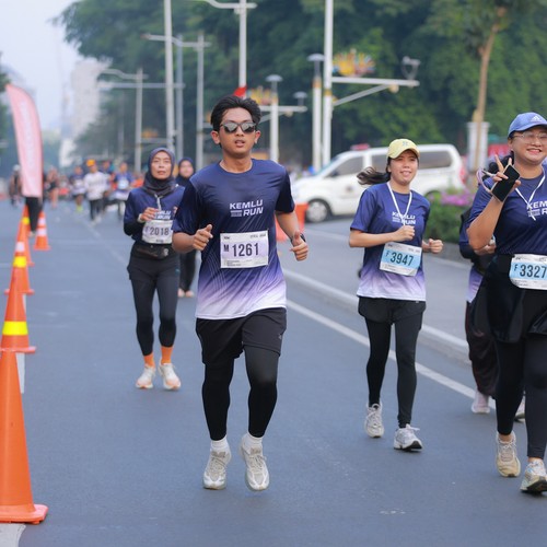Race photo from KEMLU RUN 2026