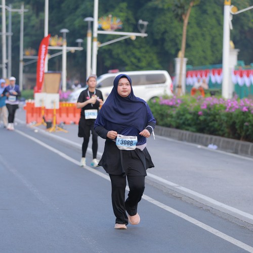 Race photo from KEMLU RUN 2026