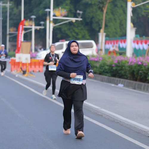 Race photo from KEMLU RUN 2026