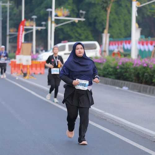 Race photo from KEMLU RUN 2026