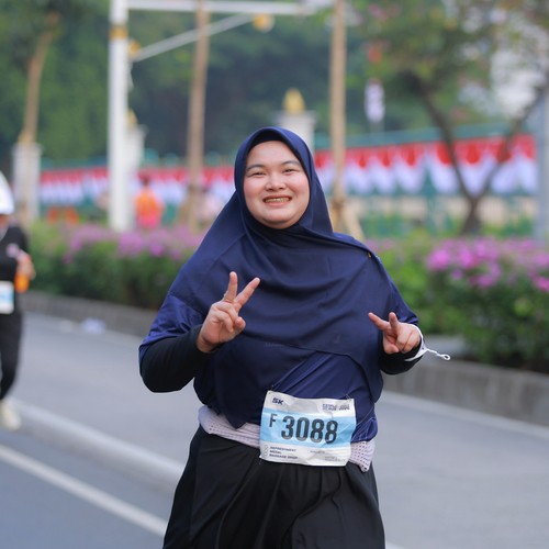Race photo from KEMLU RUN 2026