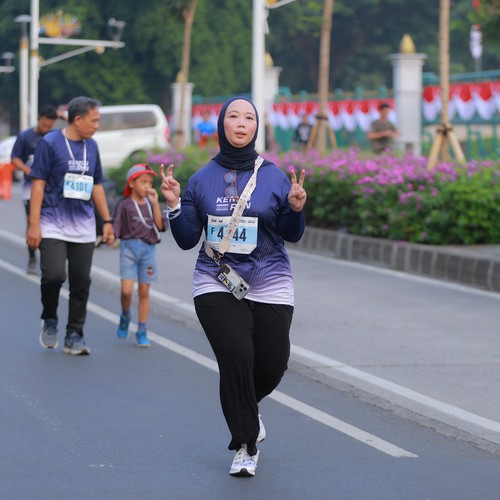 Race photo from KEMLU RUN 2026