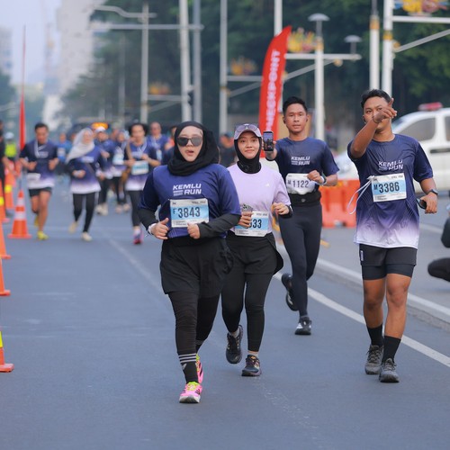 Race photo from KEMLU RUN 2026