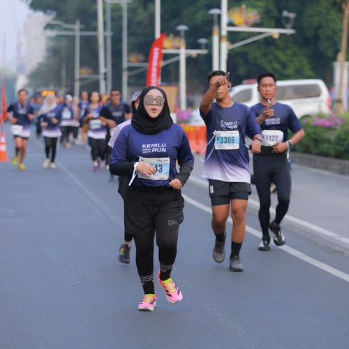 Race photo from KEMLU RUN 2026