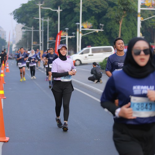 Race photo from KEMLU RUN 2026