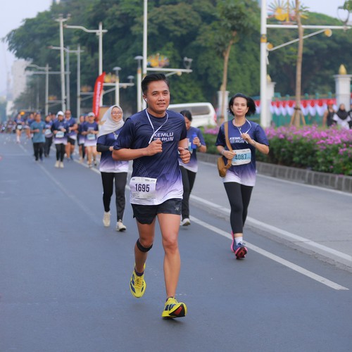 Race photo from KEMLU RUN 2026