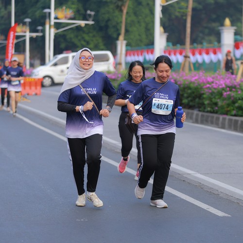 Race photo from KEMLU RUN 2026