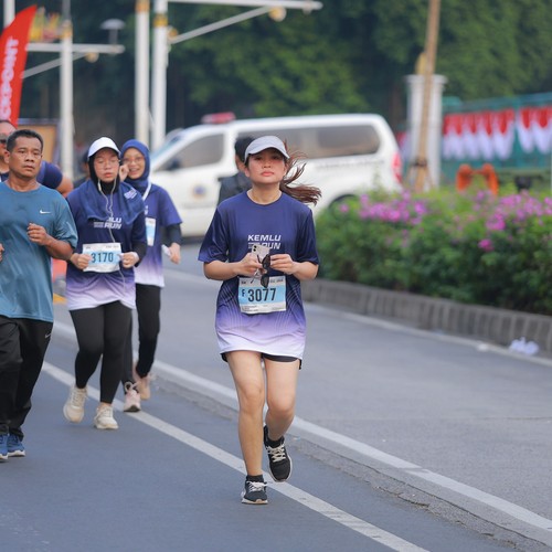 Race photo from KEMLU RUN 2026