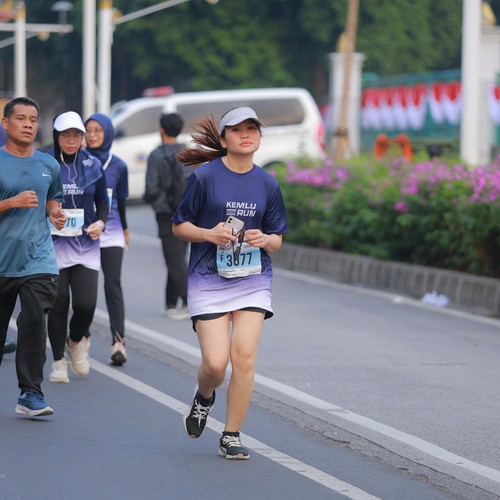 Race photo from KEMLU RUN 2026