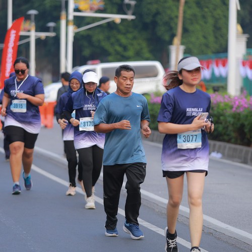 Race photo from KEMLU RUN 2026