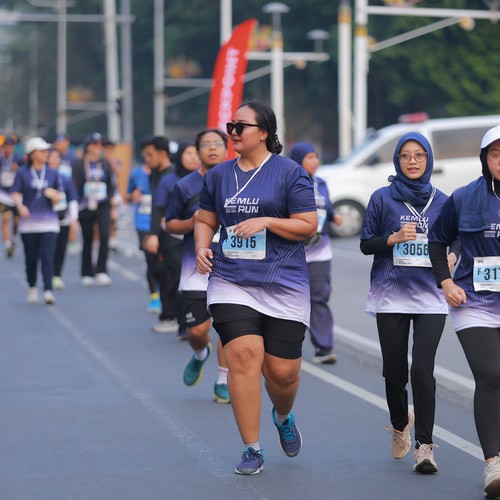 Race photo from KEMLU RUN 2026