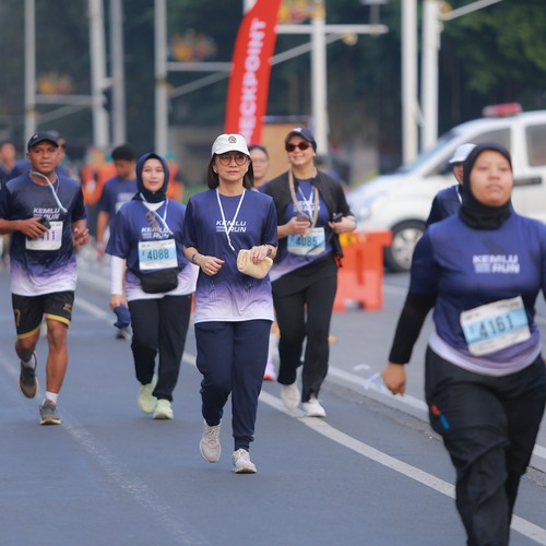 Race photo from KEMLU RUN 2026