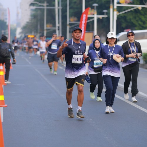 Race photo from KEMLU RUN 2026