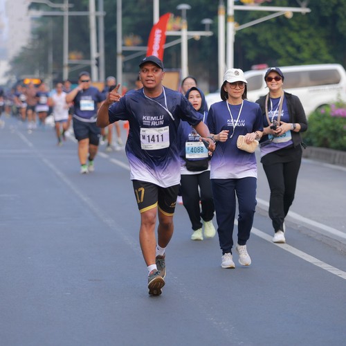 Race photo from KEMLU RUN 2026